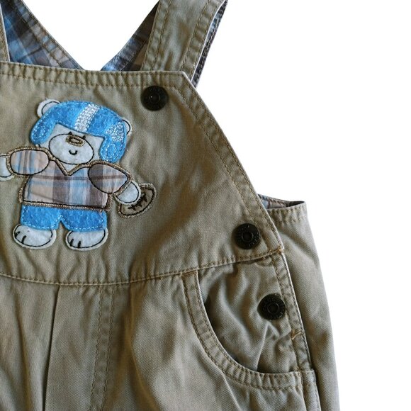 The Children's Place Bear Cargo Overalls size 3-6 Months - Picture 2 of 11